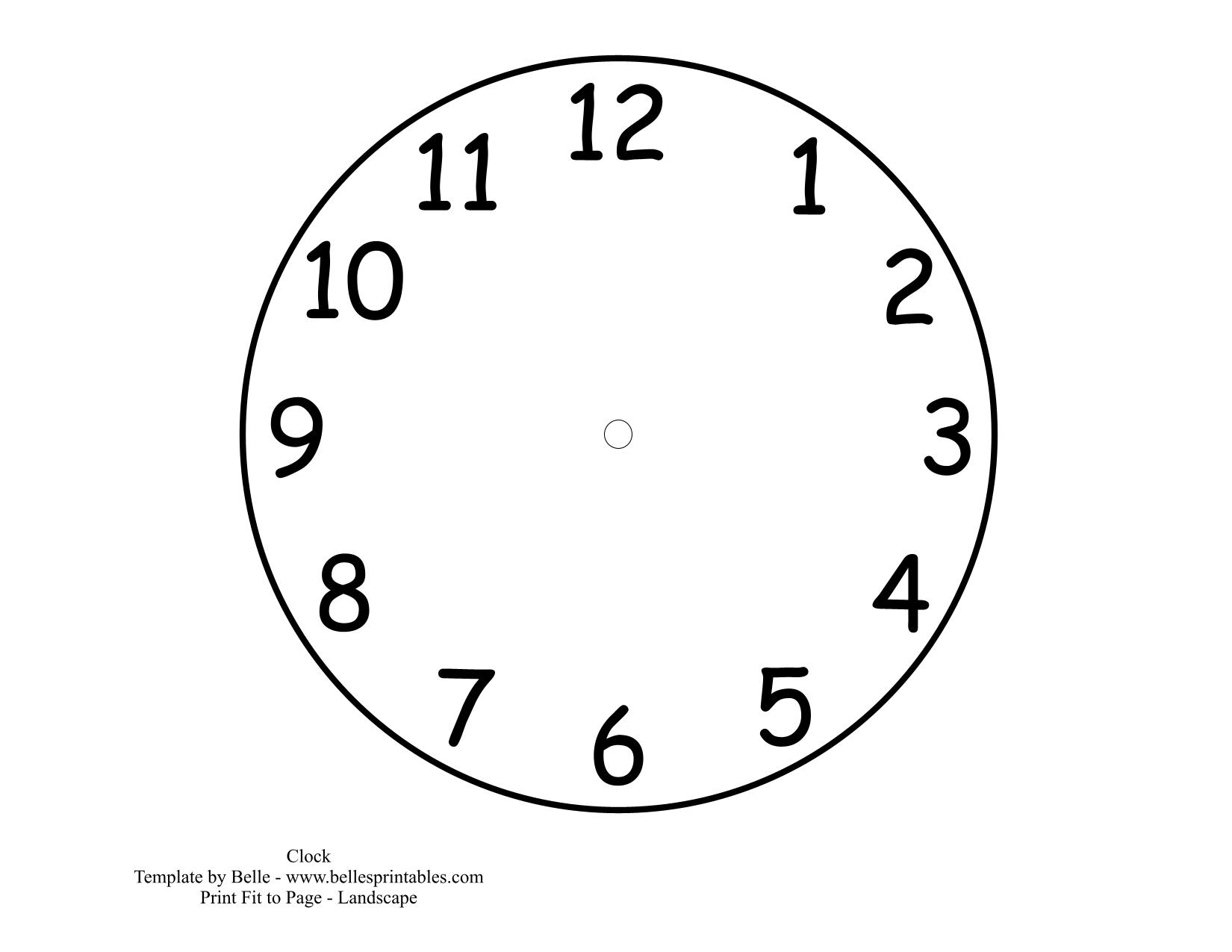 Free Clock Buddies Template Printable Cliparts co Free Clock Buddies Template Printable Cliparts co