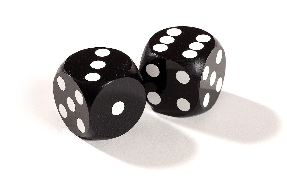 Black Backgammon Precision Dice - Precision Dice - Zontik Games