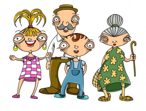 family By bacsa | Philosophy Cartoon | TOONPOOL
