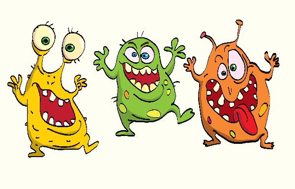 Cartoon-Germs-2 | lupusUVA1phototherapy..com