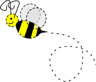 Mormon Share } Bee with Trail