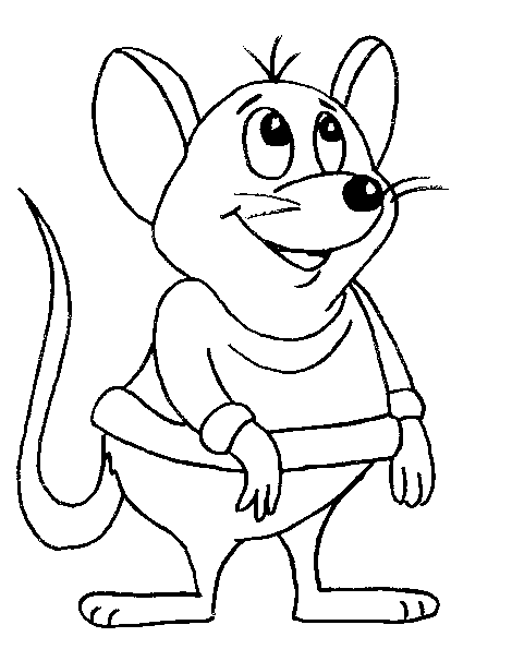 Mouse Coloring Pages | UniqueColoringPages