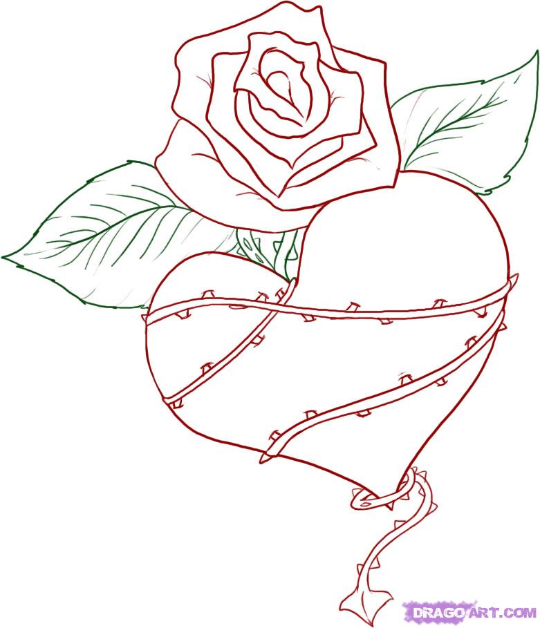 Красивая открытка карандашом. Рисунок розы для срисовки. Картинки для срисовки розы. Рисунки для срисовки лёгкие розы.