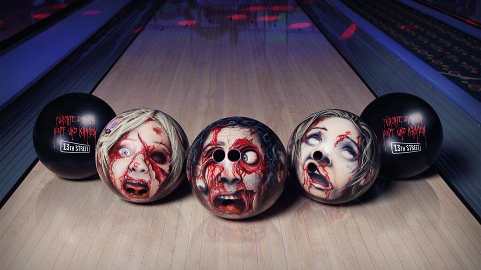 Zombie Head Bowling Balls | DudeIWantThat.com