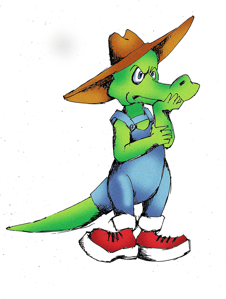 playful alligator character | Illustration Design Contest | Brief #