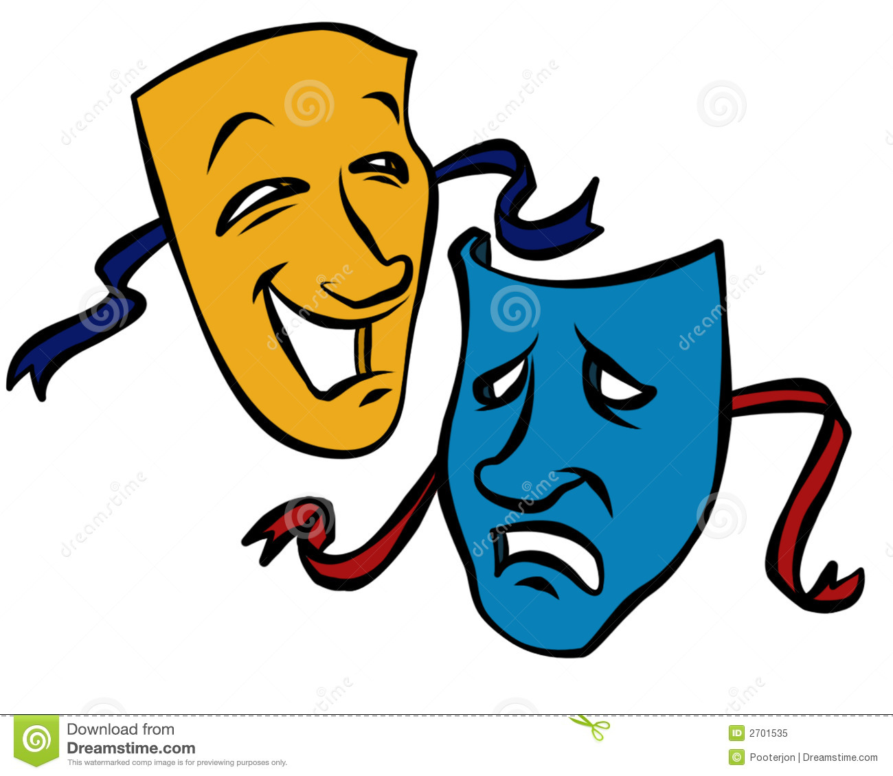 Theatre Drama Masks Clipart - Free Clip Art Images