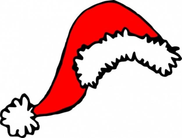 Stephantom Santa Hat clip art Vector | Free Download