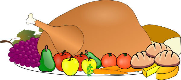 Thanksgiving Spread clip art Free Vector / 4Vector