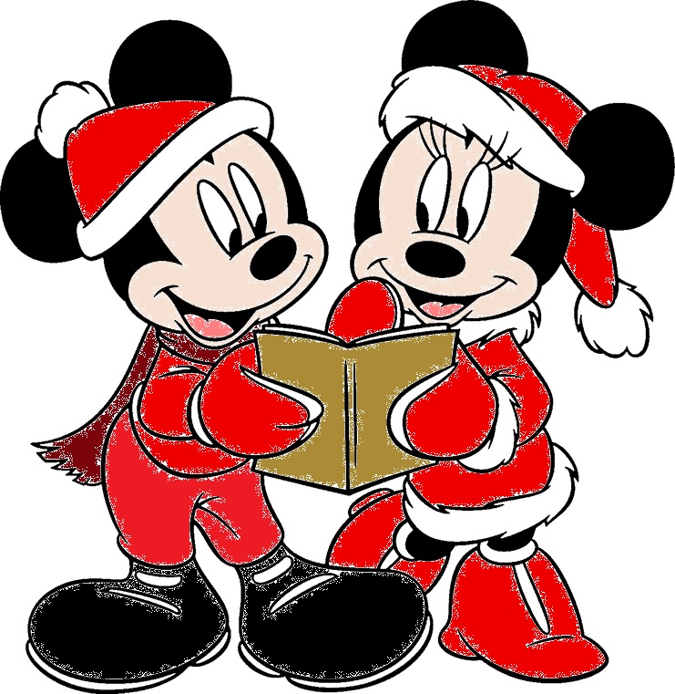 And Mickey Christmas Coloring Mouse Cartoon Pictures Tattoo