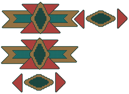 Native American Borders Machine Embroidery Designs Set | eBay