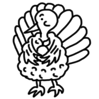 October Clipart Black And White