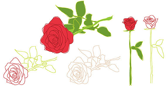 Free Vector Rose Clipart | Download Free Vector Graphic Designs ...