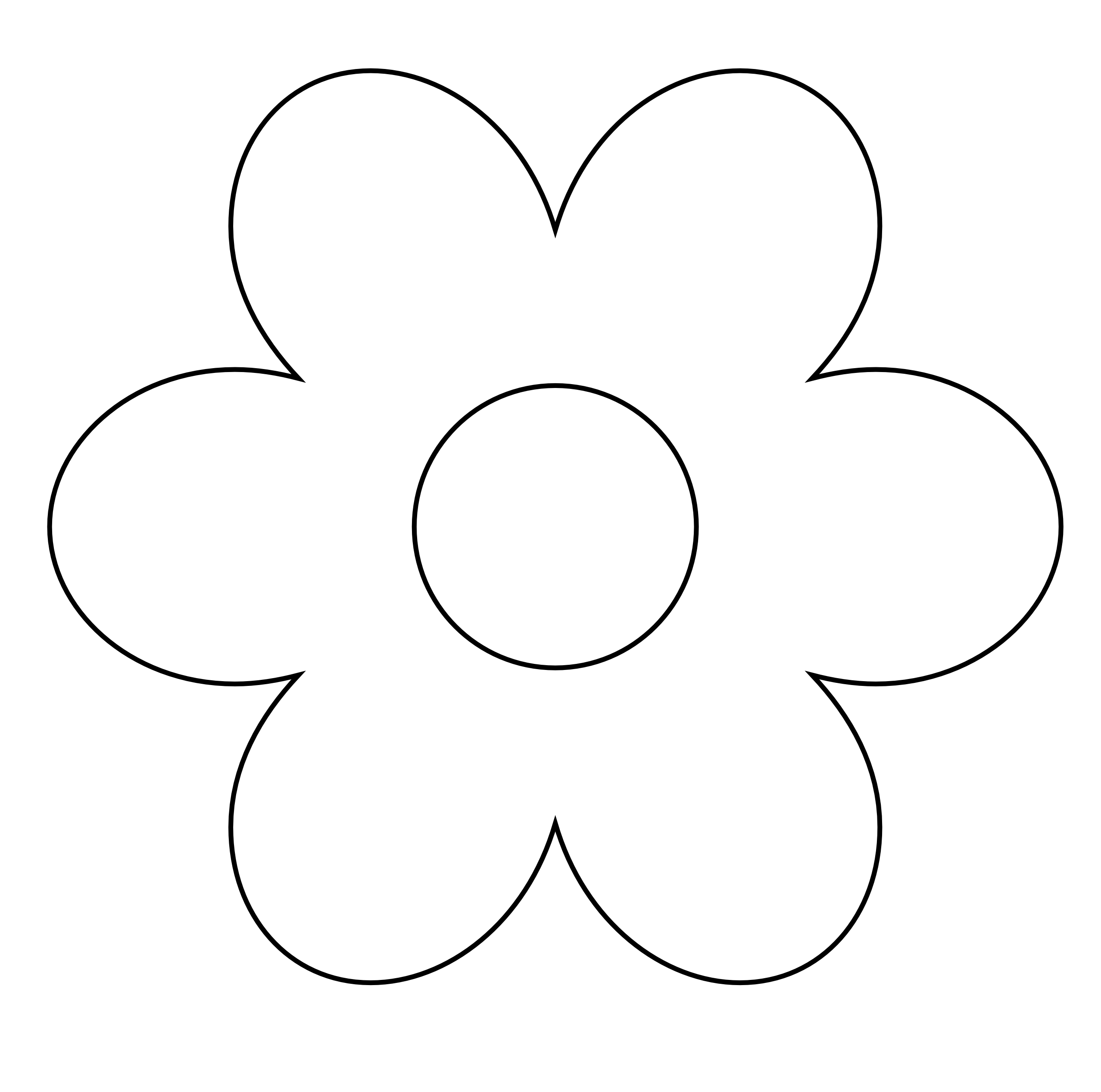 Black And White Flower Clip Art Free - ClipArt Best