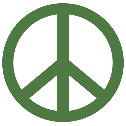 Fern Green Peace Symbol 2 SVG Scalable Vector Graphics peacesymbol ...