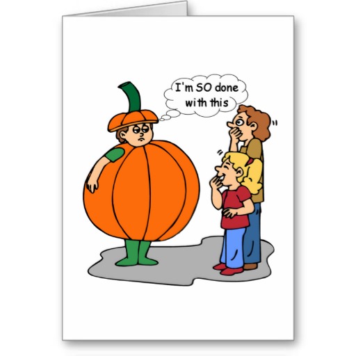 Funny Halloween cartoon Cards | Zazzle