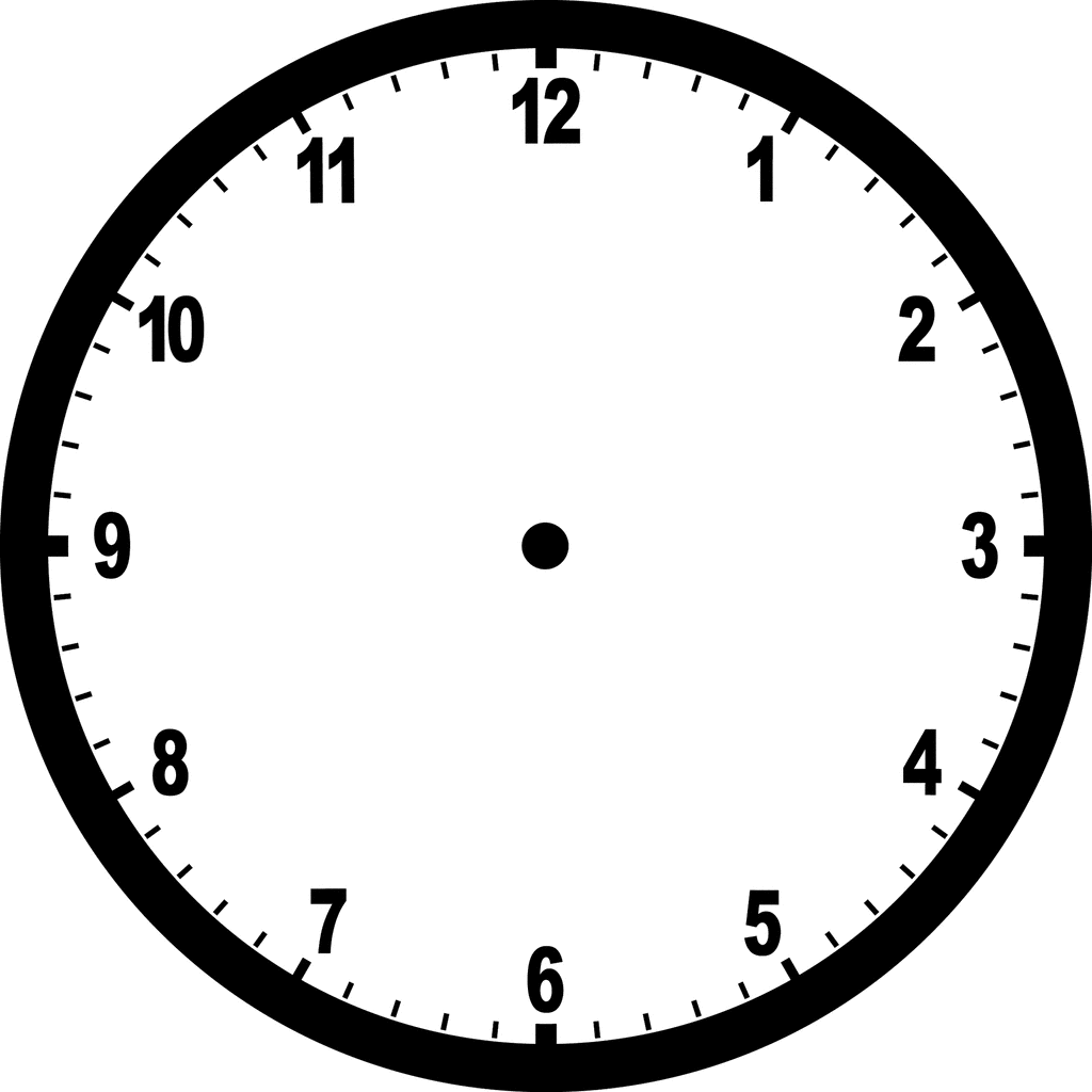 Blank Clock | ClipArt ETC