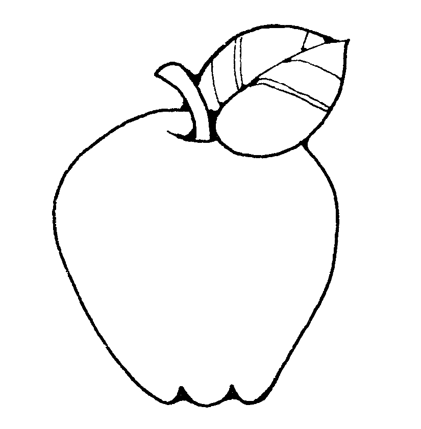 Apple Black And White Clipart Images & Pictures - Becuo
