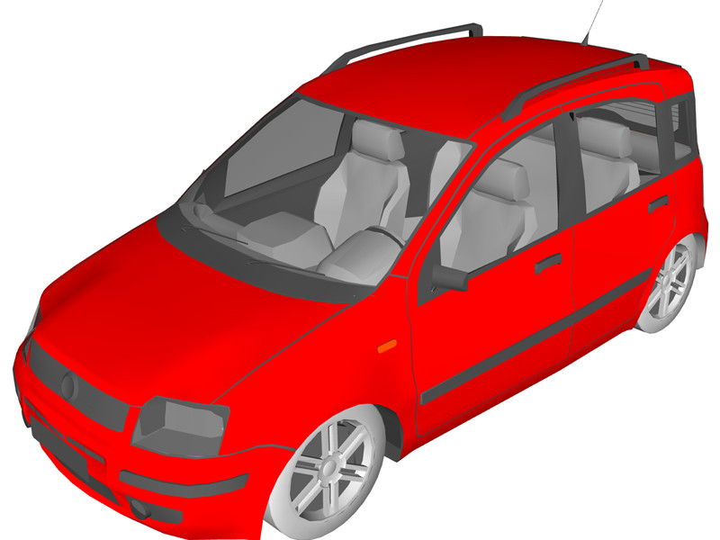 Fiat Panda (2005) 3D Model Download | 3D CAD Browser
