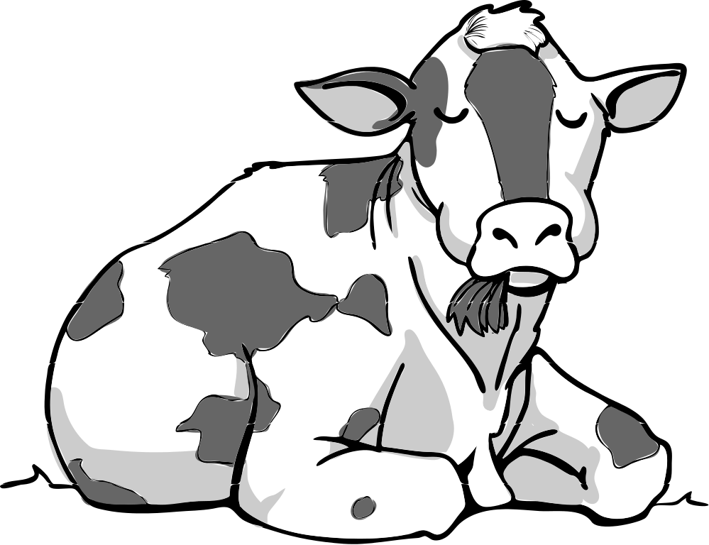 File:Cow bw 06.svg - Wikimedia Commons