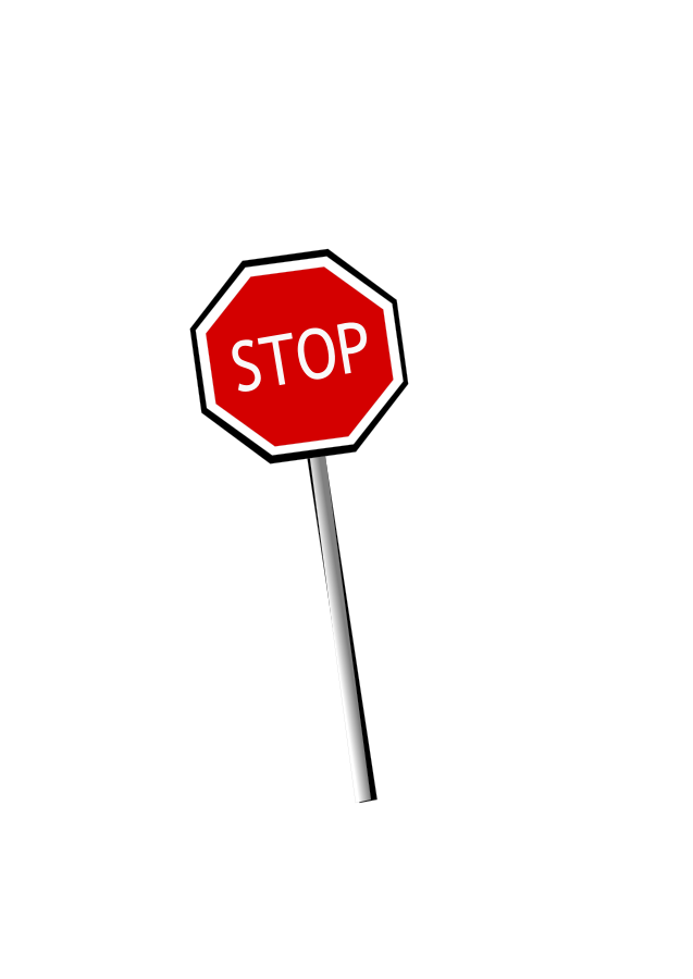 Stop large 900pixel clipart, Stop design