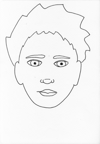 Face Painting Ideas- blank practise faces | Face Painting Ideas