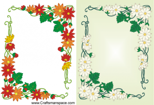 Free Floral Frame Design In Art Nouveau Style Vector - SVG EPS ...