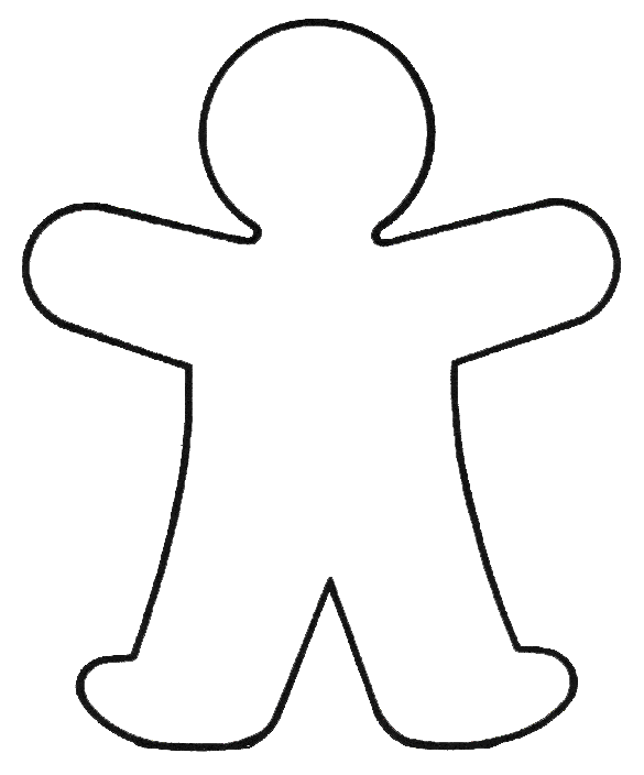 Clip Art Outline Of A Person - ClipArt Best