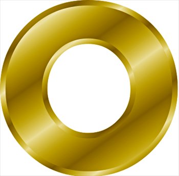 Free gold-letter-O Clipart - Free Clipart Graphics, Images and ...