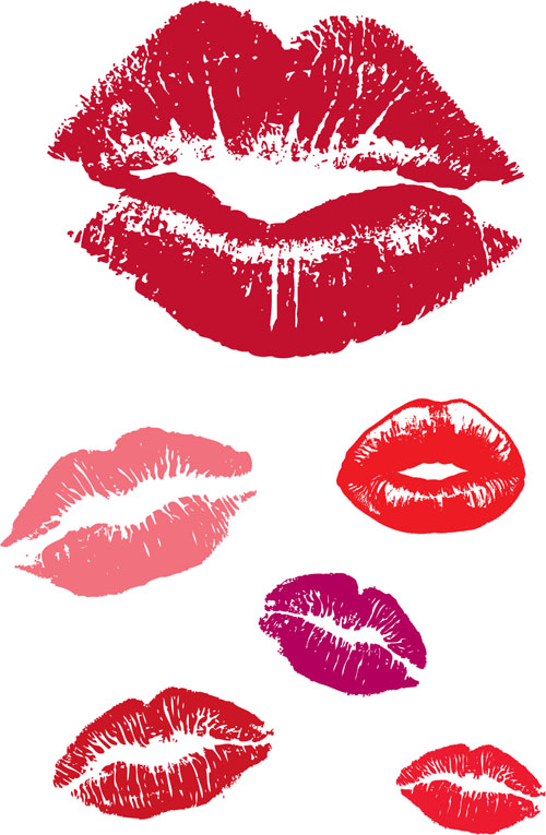Woman lips vector material 03 - Vector People free download