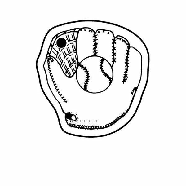 Stock Shape Collection Baseball Mitt Outline Key Tag,China ...