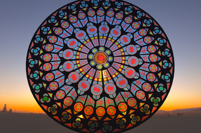 Stained Glass Window - AutoCAD, Rhino, STEP / IGES - 3D CAD model ...