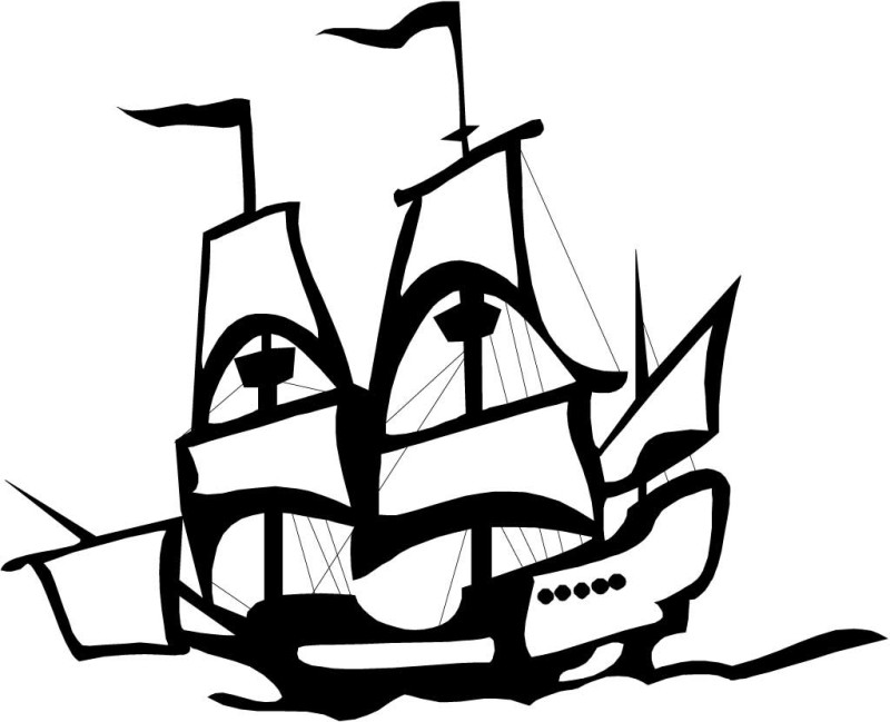 Columbus Ship In Graphic - Free & Printable Coloring Pages For ...