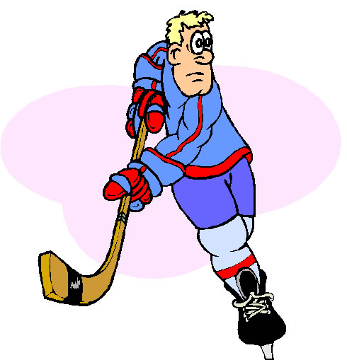 Ice Hockey Clip Art / HOCKY045.gif