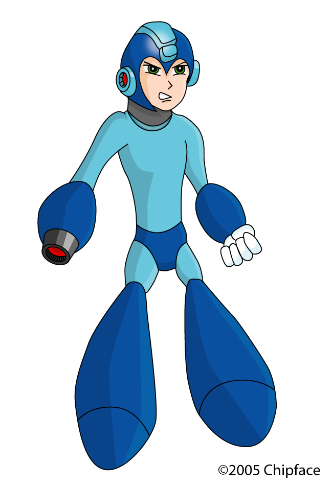 pissed off mega man by chipface-zero on deviantART