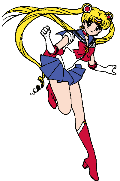 Sailor Moon Clipart - Character Images - Serena, Luna